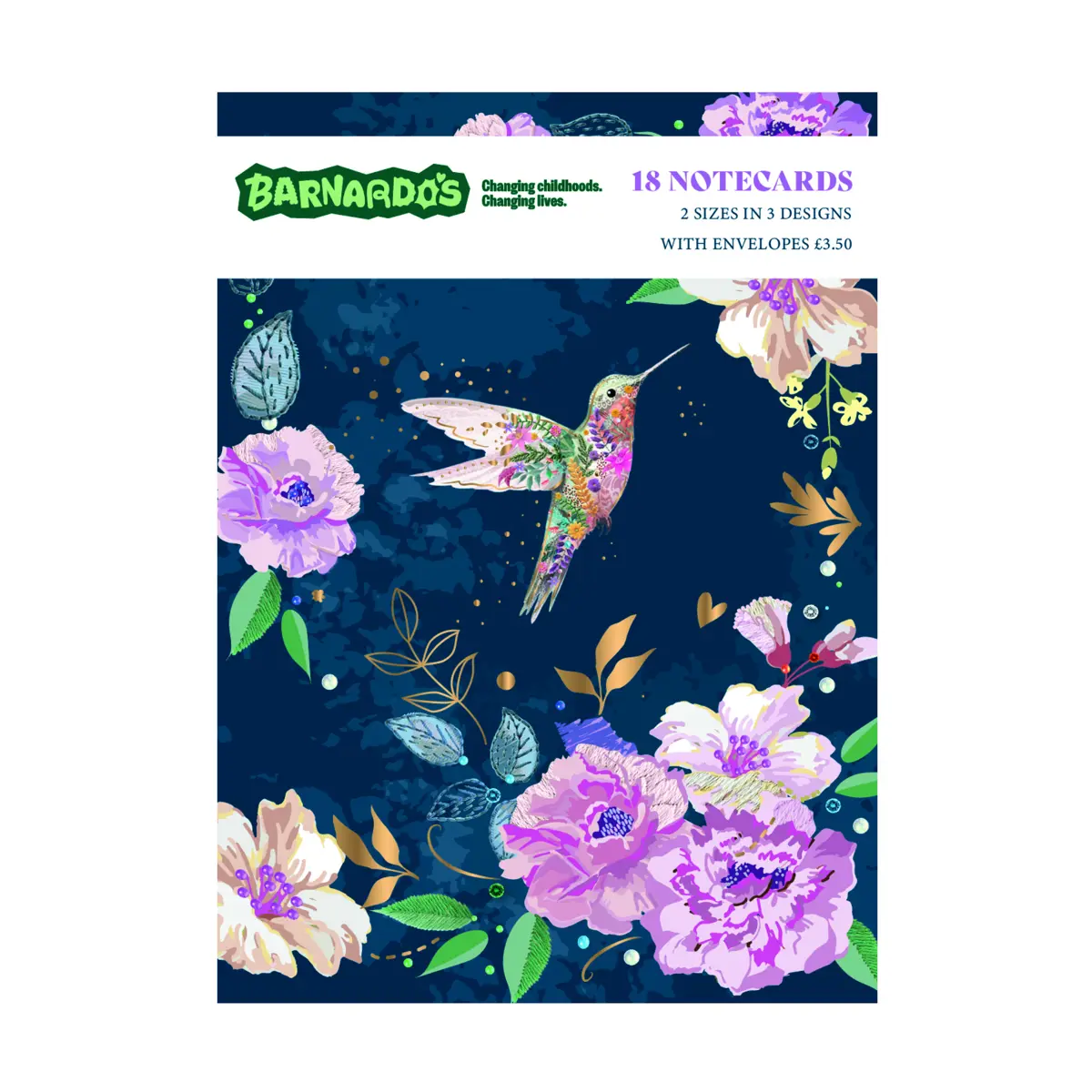 Limited Edition Hummingbird Notecards 18 Pack