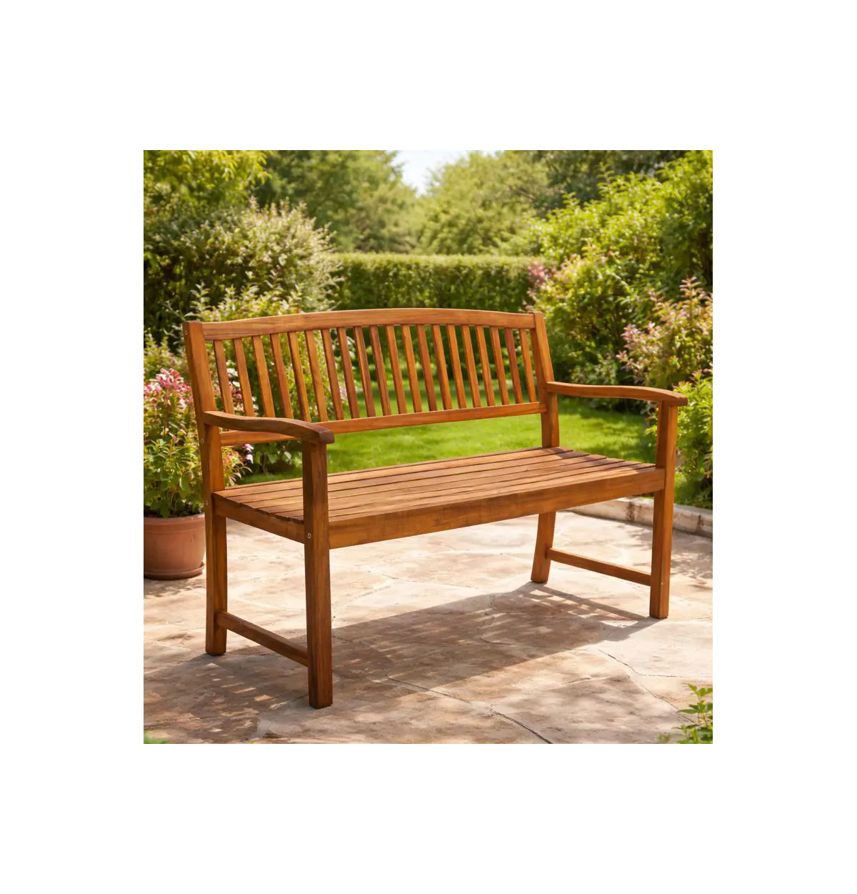 The Willowbrook Acacia Garden Bench