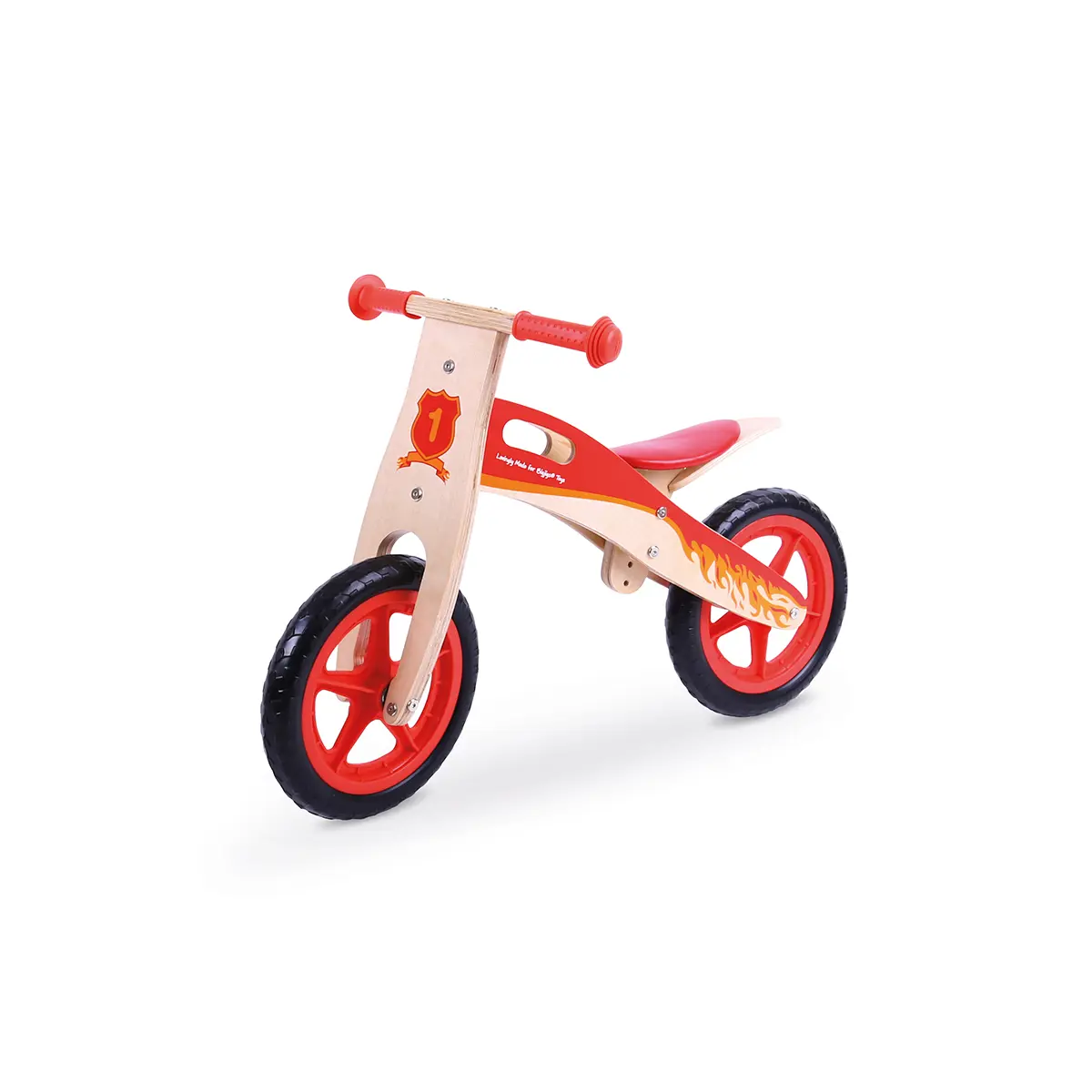Bigjigs Wooden My First Red Balance Bike