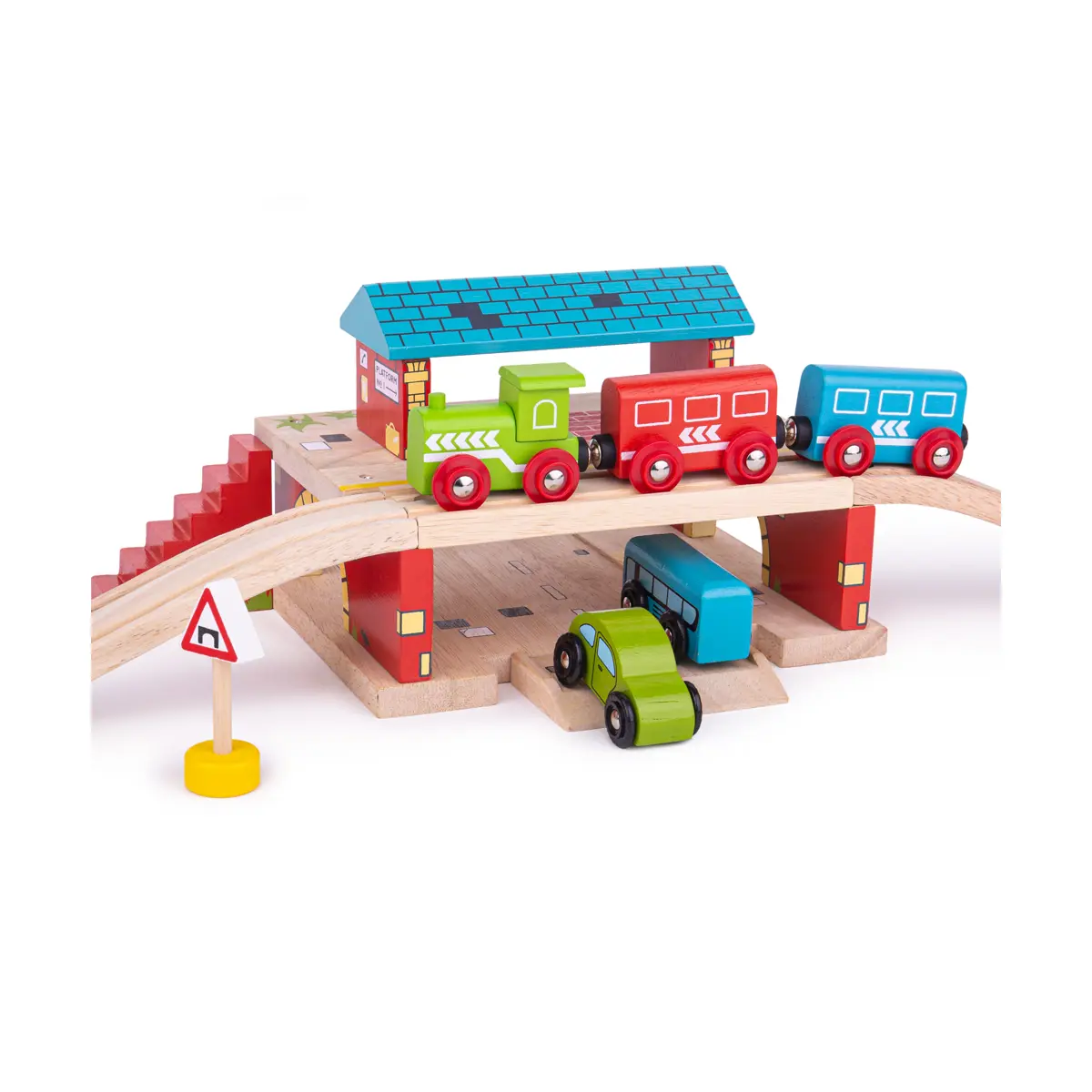 Bigjigs Wooden Overground Station