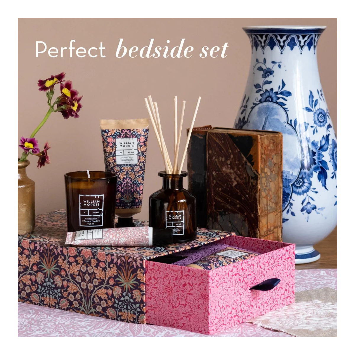 William Morris Beautiful Sleep Vegan Bedside Edit Gift Set