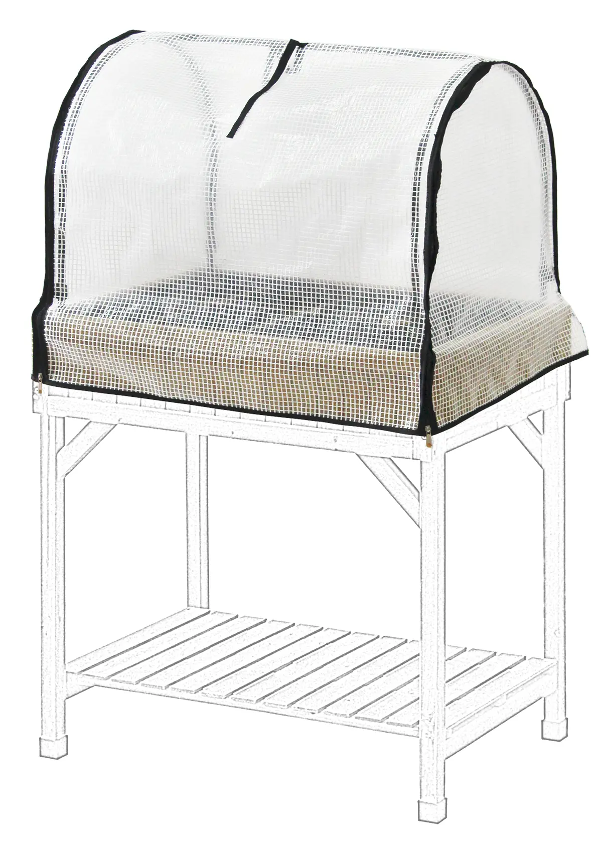 Vegtrug Herb Garden Greenhouse PE Cover for Wooden Raised Bed