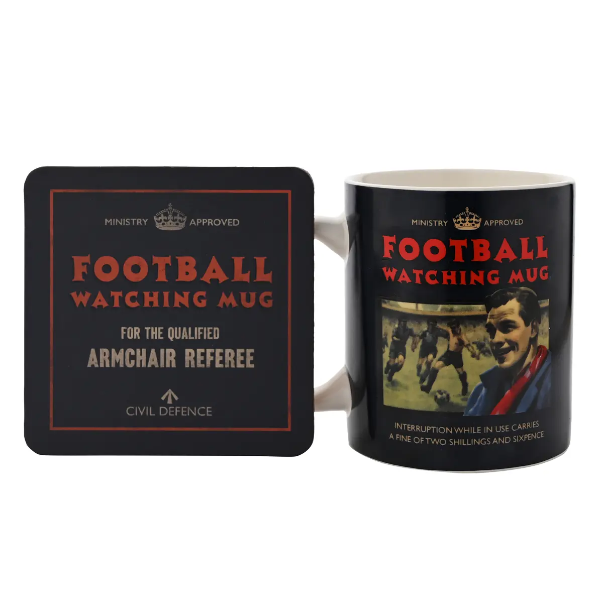 Civil Defence Football Watching Mug and ...