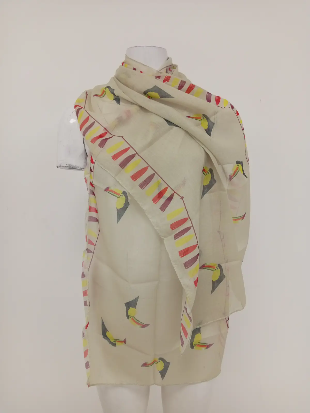 The Scarf Giraffe Toucan Design Ladies Lightweight Scarf