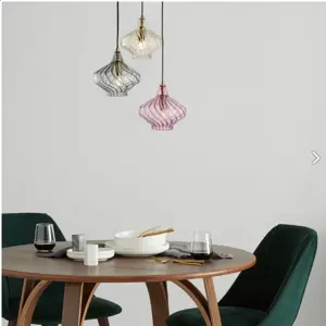 Made.Com Kaleido Cluster Pink Pendant Light