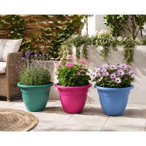 Wild Meadow Recycled Plastic 30cm Garden Bell Planter