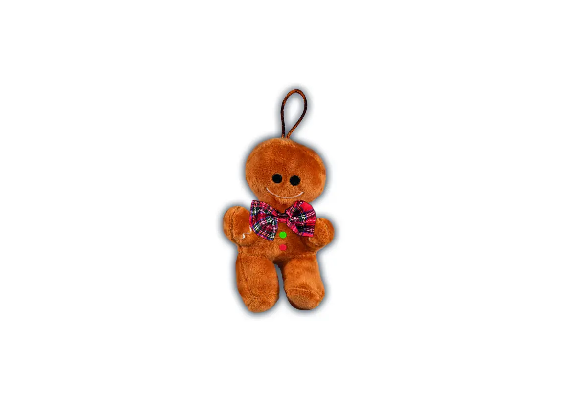 Limited Edition Mini Tartan Gingerbread Hanging Tree Decoration