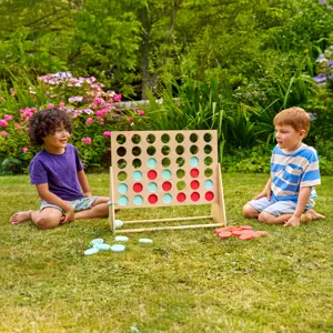 Mookie TP Wooden Indoor/Outdoor Giant 4 In A Row Game