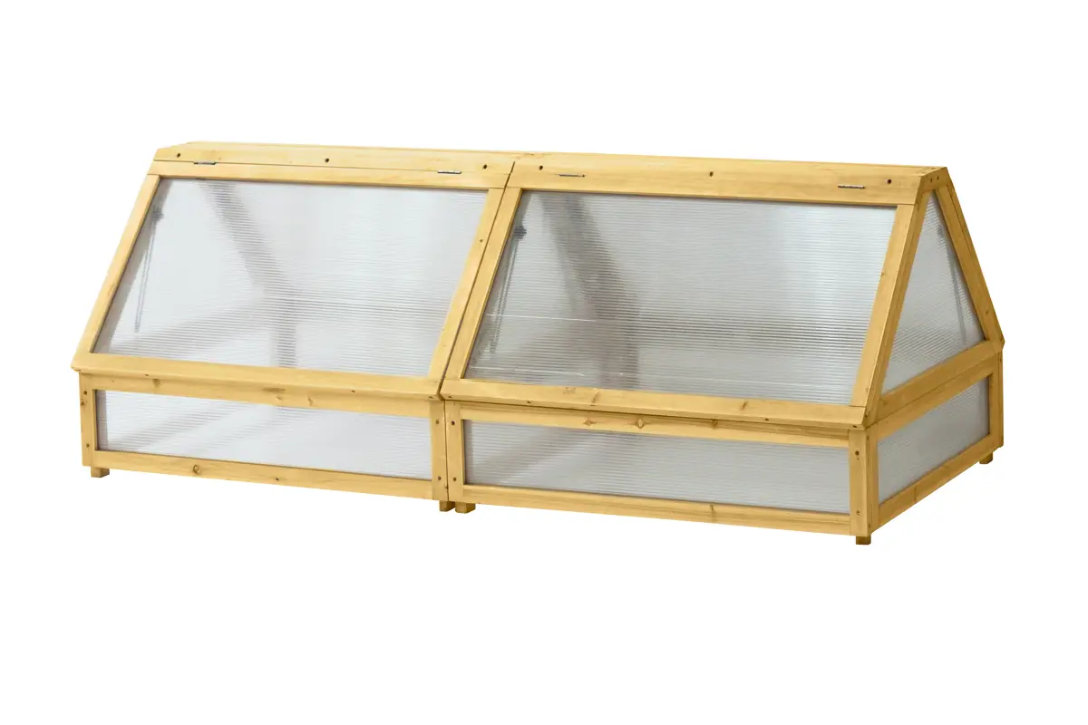 Vegtrug Natural Medium Cold Frame for 1.8m Medium Vegtrug Raised Bed Garden Planter