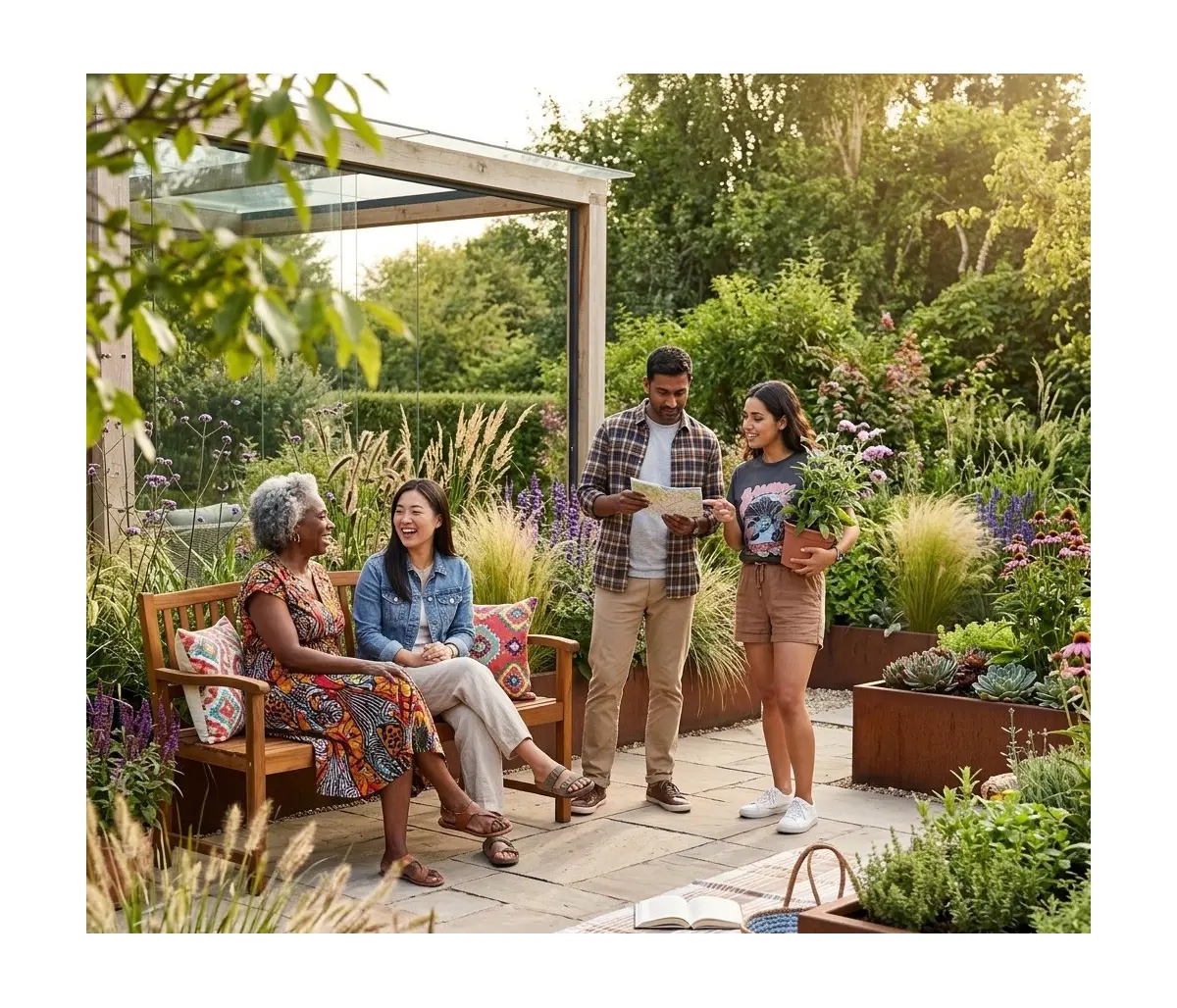 Willowbrook Acacia Wood 2-Seater Garden ...